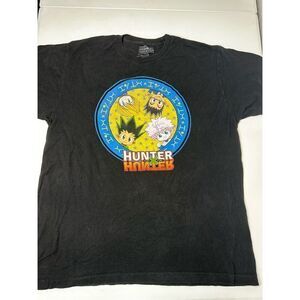 Hunter X Hunter SD Group Anime Officially Licensed Adult T-Shirt XLarge Black